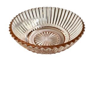 Vintage pink depression small bowl